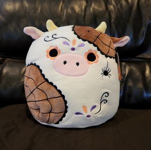 Squishmallow Halloween Day of the Dead Ronnie The Cow